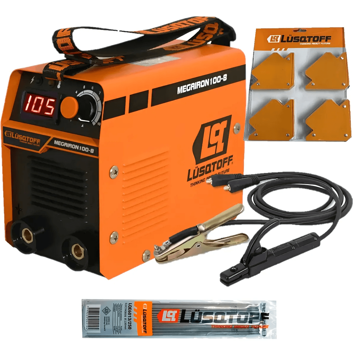 Soldadora Inverter Lusqtoff Iron-100 80 Amp + Máscara