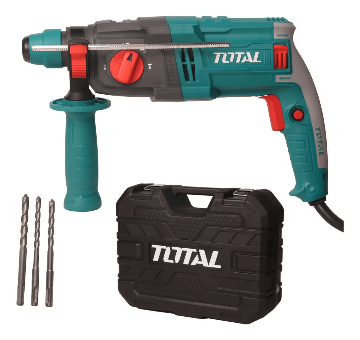 Rotomartillo SDS Plus Total 650W con Maletín