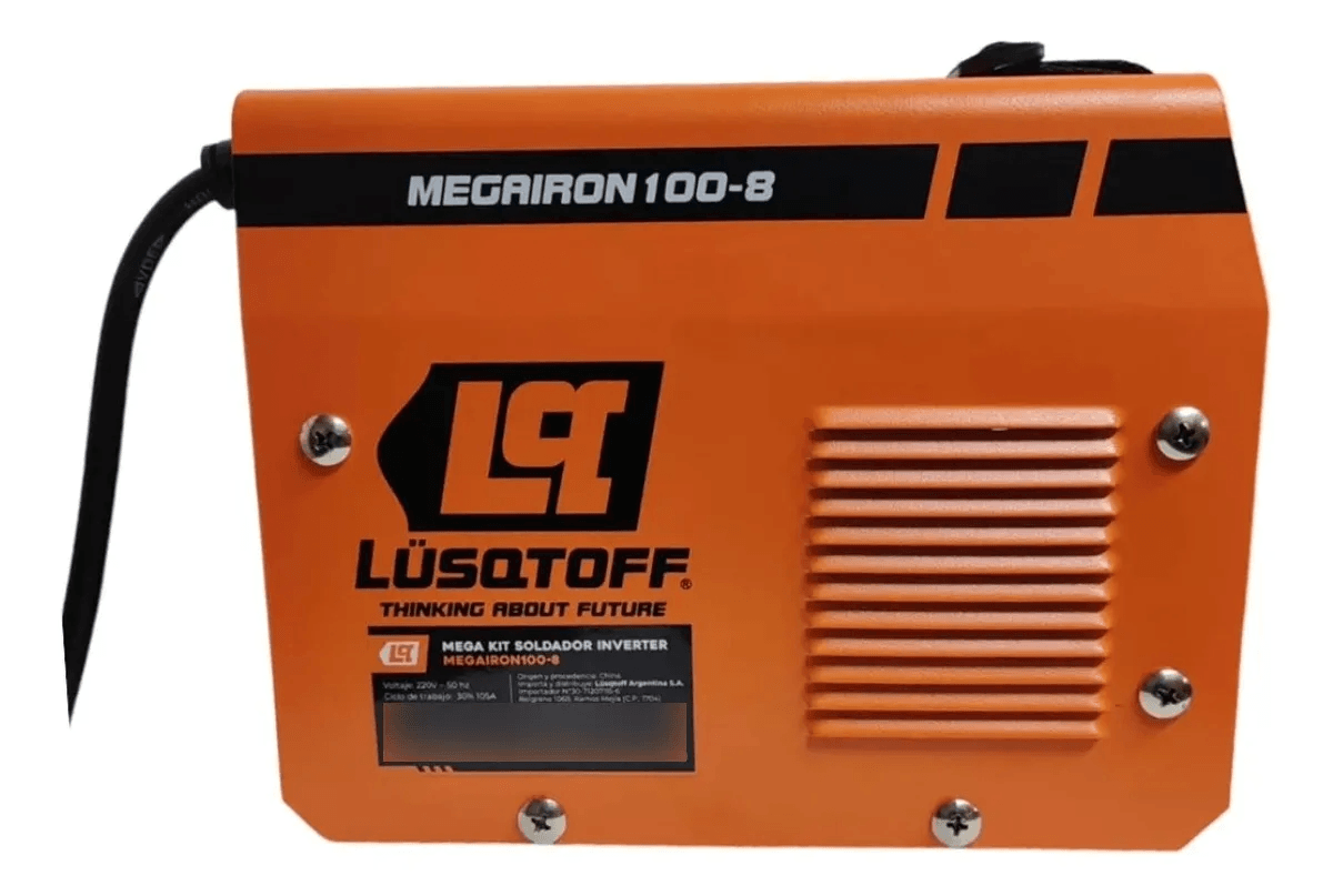 Soldadora Inverter Lusqtoff Iron-100 80 Amp + Máscara Fotosensible de Regalo